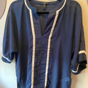J Crew Navy Top